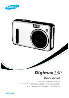 Samsung Digimax L 50 manual. Camera Instructions.